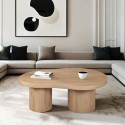 AUS07 Solid Mango Wood Coffee Table - Austin