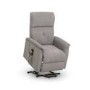 Recliner Chair with Rise Function in Beige Fabric - Ava Julian Bowen