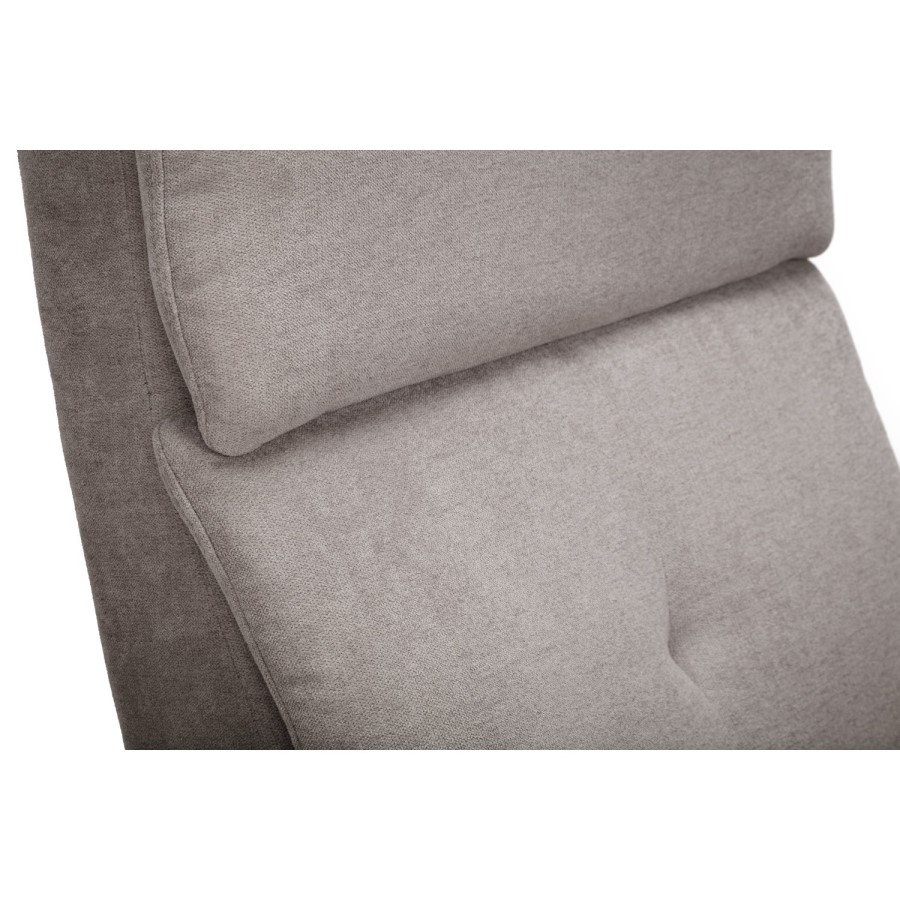 Recliner Chair with Rise Function in Beige Fabric - Ava Julian Bowen