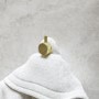 Brass Knurled Towel Hook - Arissa