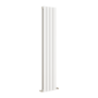 Eco Eleganza White Vertical Flat Designer Aluminium Radiator 1600x300mm Double Panel 2699 BTU