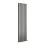 Eco Eleganza Anthracite Vertical Flat Designer Aluminium Radiator 1800x450mm Double Panel 4392 BTU