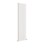 Eco Eleganza White Vertical Flat Designer Aluminium Radiator 1800x450mm Double Panel 4392 BTU