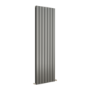 Eco Eleganza Anthracite Vertical Flat Designer Aluminium Radiator 1800x525mm Double Panel 5124 BTU