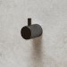 Gunmetal Knurled Towel Hook - Arissa