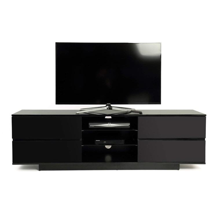 MDA Designs Avitus TV Cabinet in Black High Gloss - up to 65 inch