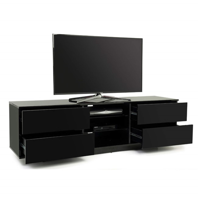 MDA Designs Avitus TV Cabinet in Black High Gloss - up to 65 inch