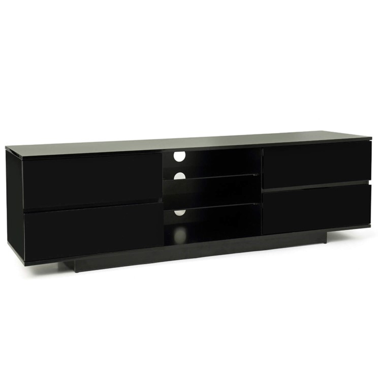 MDA Designs Avitus TV Cabinet in Black High Gloss - up to 65 inch