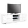 Ex Display - MDA Designs Avitus TV Cabinet in White High Gloss - up to 65 inch