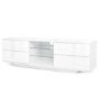 Ex Display - MDA Designs Avitus TV Cabinet in White High Gloss - up to 65 inch