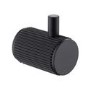 Black Knurled Towel Hook- Arissa