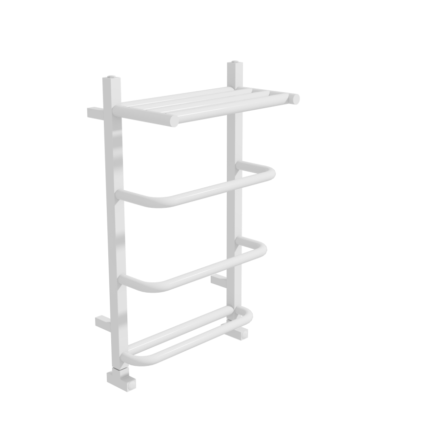 Taylor & Moore White Heated Towel Rail - 600 x 400mm
