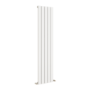 Eco Eleganza White Vertical Flat Designer Aluminium Radiator 1600x375mm Single Panel 2546 BTU