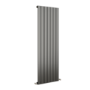 Eco Eleganza Anthracite Vertical Flat Designer Aluminium Radiator 1600x525mm Single Panel 3564 BTU