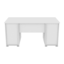 Kentucky White Desk with White Gloss Drawer Fronts
