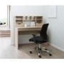 Albion Light Oak Desk with Storage Hutch