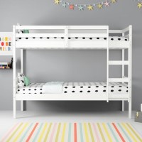 GRADE A1 - Axel Bunk Bed in White - Splits into 2 Single Beds!