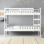 GRADE A1 - Axel Bunk Bed in White - Splits into 2 Single Beds!
