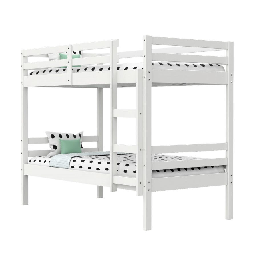 GRADE A1 - Axel Bunk Bed in White - Splits into 2 Single Beds!