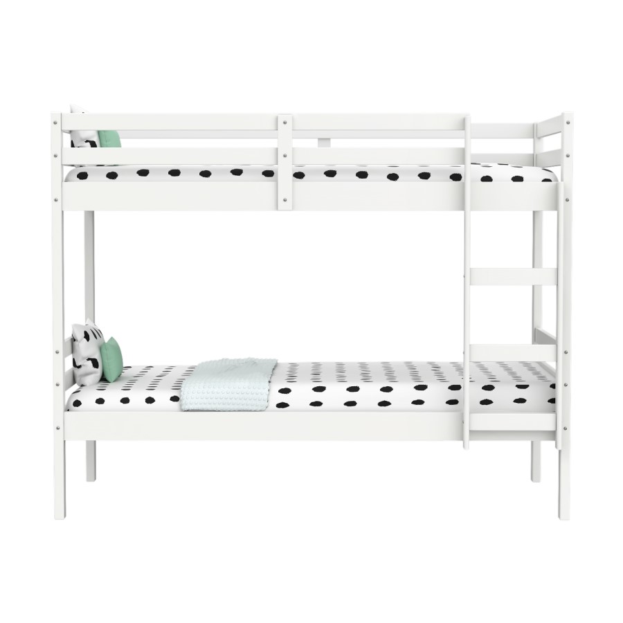 GRADE A1 - Axel Bunk Bed in White - Splits into 2 Single Beds!
