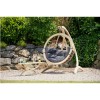 Globo Garden Swing Chair with Anthracite Grey Cushion