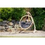 Globo Garden Swing Chair with Anthracite Grey Cushion