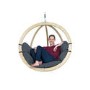 Globo Garden Swing Chair with Anthracite Grey Cushion