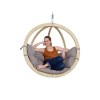 Globo Garden Swing Chair with Taupe Cushion