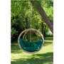 Globo Wooden Garden Swing Chair with Green Cushion