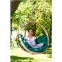 Globo Wooden Garden Swing Chair with Green Cushion