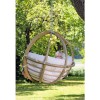 Globo Outdoor Wooden Swing Chair in White