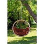 Globo Outdoor Wooden Swing Chair in Terracotta