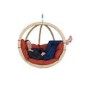 Globo Outdoor Wooden Swing Chair in Terracotta