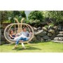 Globo Large Garden Swing Chair with Taupe Cushion