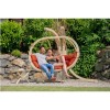 Globo Large Garden Swing Chair with Terracotta Cushion