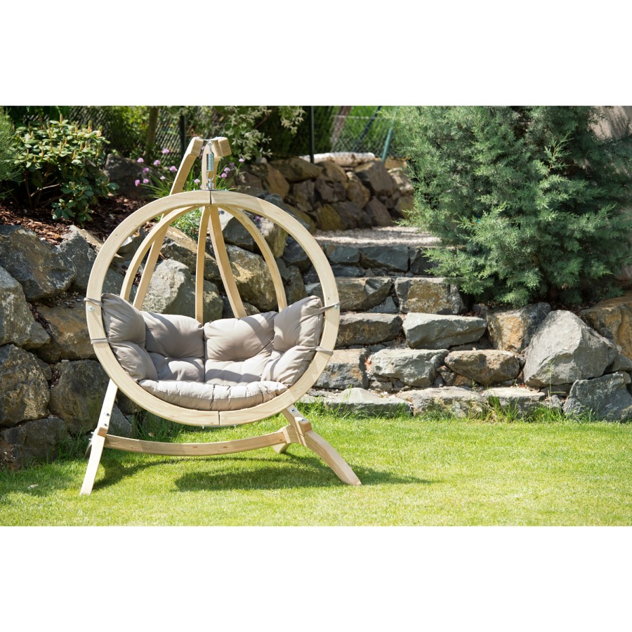GRADE A1 - Globo Garden Swing Chair Stand Stand Only