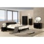 Birlea Furniture Aztec Double Bed in Black High Gloss