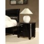Birlea Furniture Aztec Nightstand in Black High Gloss