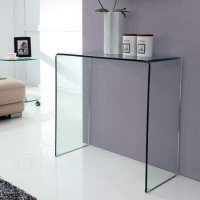 Azurro Curved Glass Console Table - LPD Azurro Curved Glass Console Table - LPD