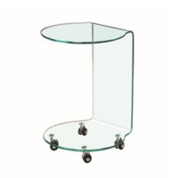 LPD Azurro Glass Lamp Table