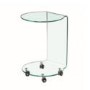 LPD Azurro Glass Lamp Table