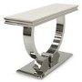 GRADE A1 - Vida Living Arianna Cream Marble Console Table