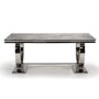 Arianna Grey Marble Dining Table 200cm - Vida Living - Seats 8