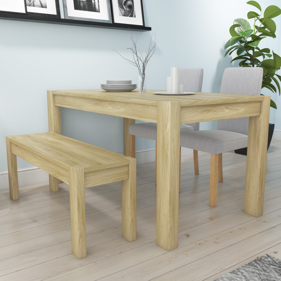 Bailey Oak Dining Bench