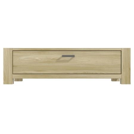 GRADE A1 - Bailey Oak Coffee Table with Storage Drawer