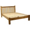 GRADE A2 - Julian Bowen Barcelona Double Pine Bed with Low Foot End