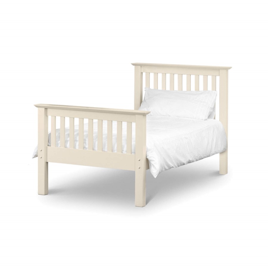 Julian Bowen Barcelona White High End Bed - Kingsize
