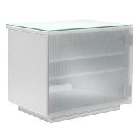 UK-CF Barcelona White TV Cabinet - Up to 42 Inch