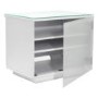 UK-CF Barcelona White TV Cabinet - Up to 42 Inch