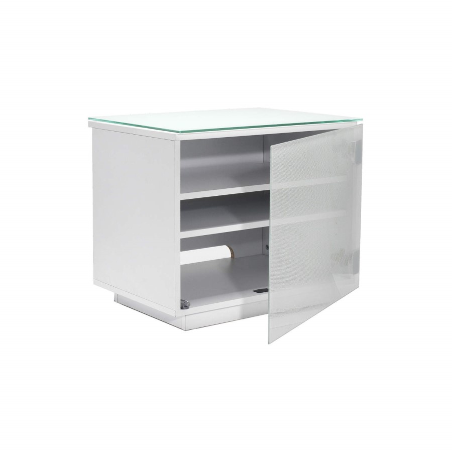 UK-CF Barcelona White TV Cabinet - Up to 42 Inch